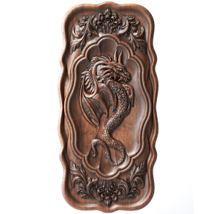 Backgammon from the beech "Dragon", option No. 2